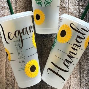Customized starbucks cups